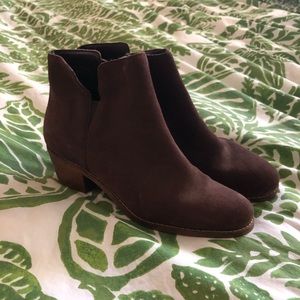 Cole haan suede bootie
